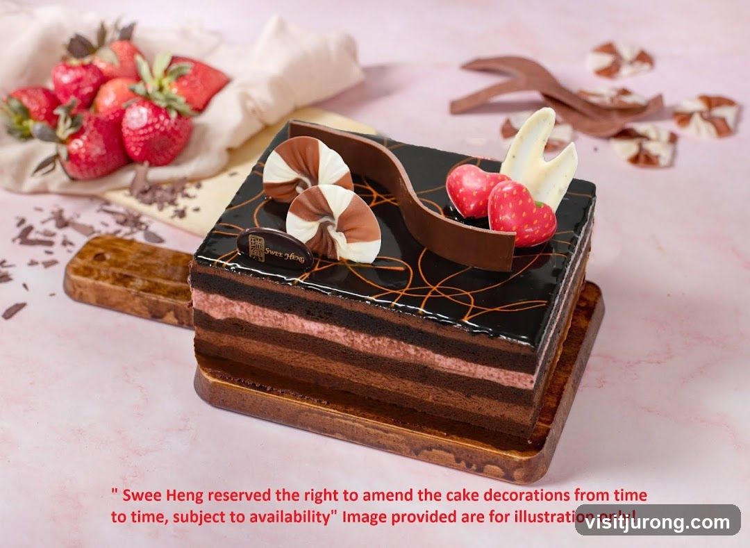 Chocolate Cake with Strawberries