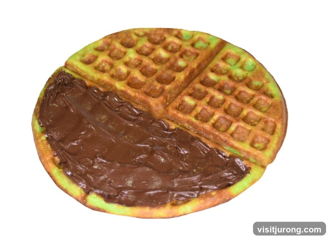 Waffle with Chocolate Spread