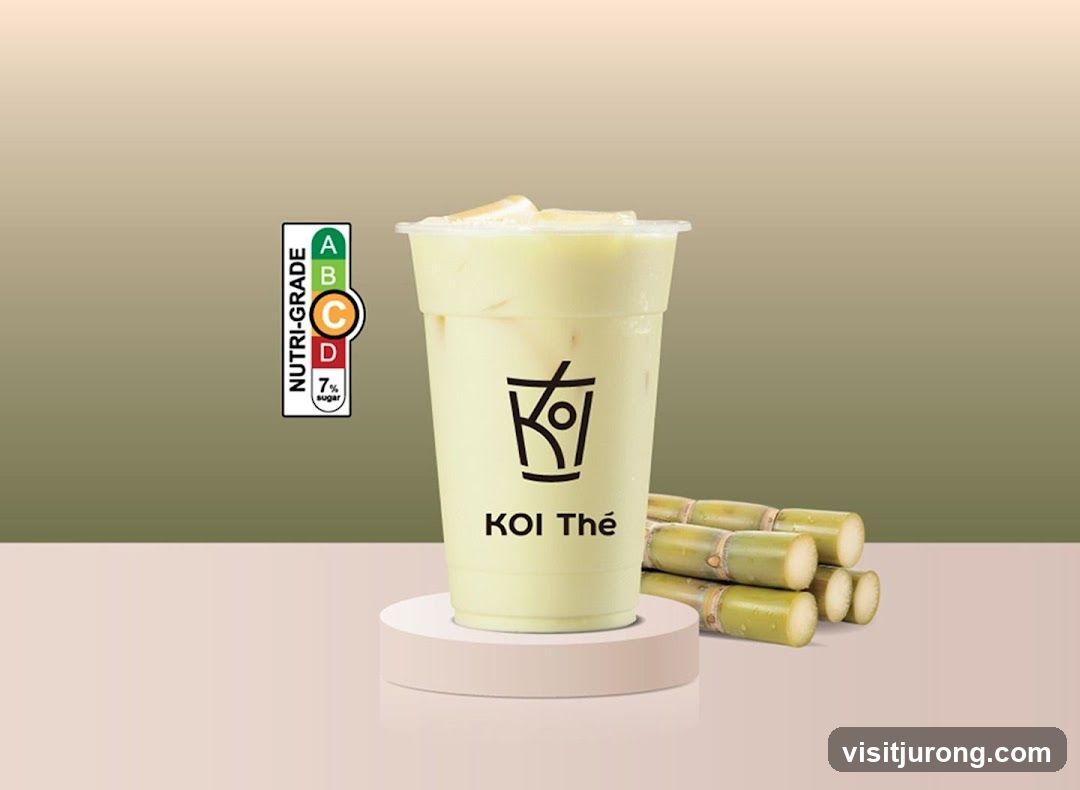 KOI Thé Drink with Sugarcane