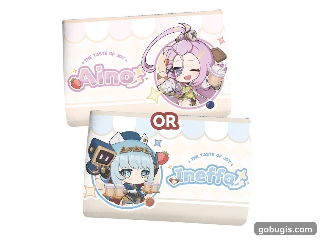 Cosmetic Bags with Anime Characters