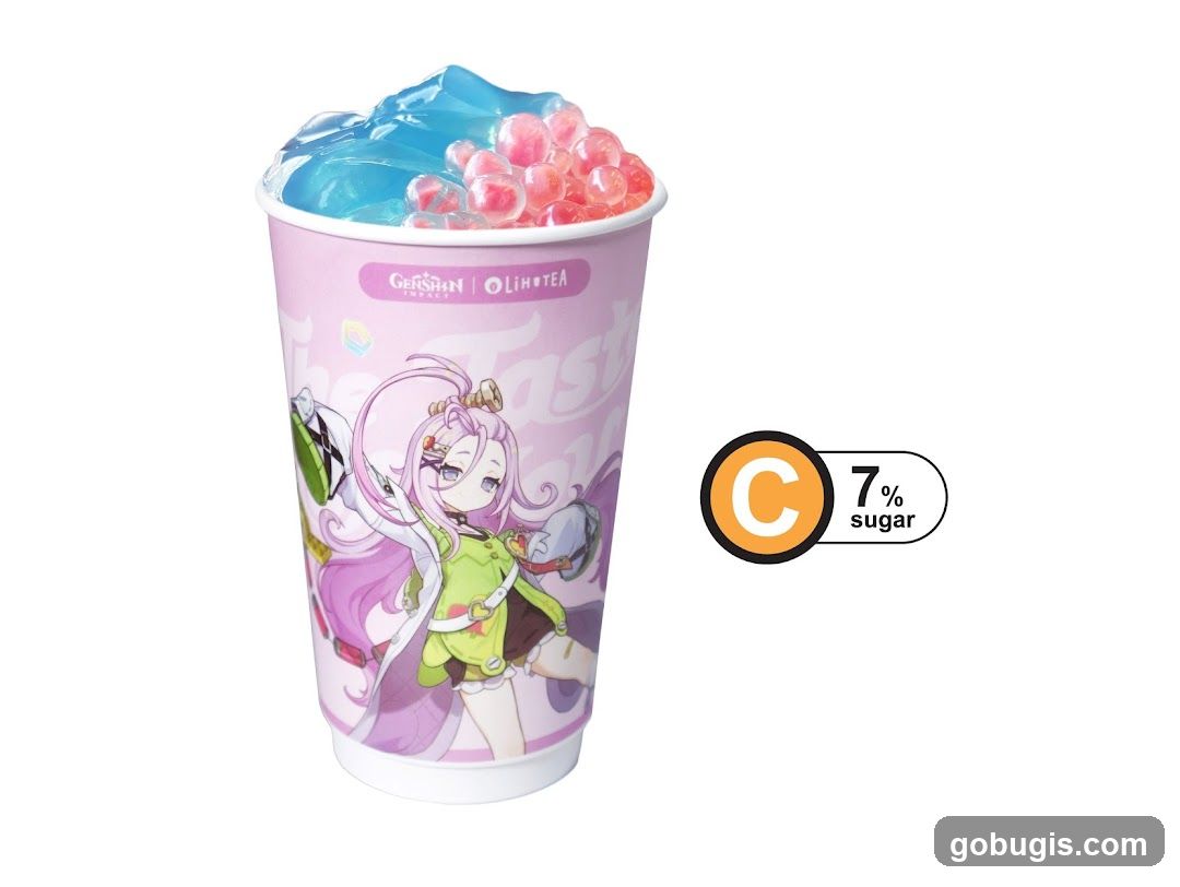 Genshin Impact Themed Drink