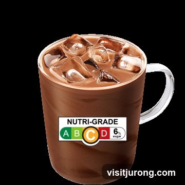 Iced Chocolate Drink with Nutri-Grade Label