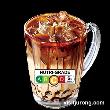 Iced Coffee with Nutri-Grade Label