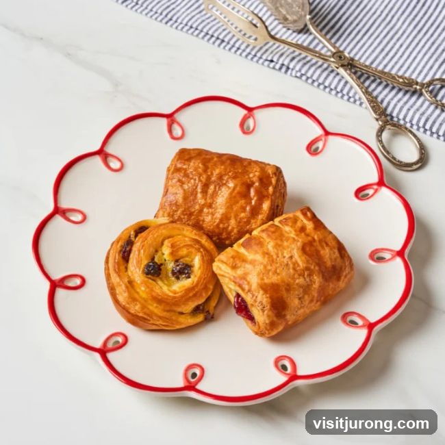Pastries on a Decorative Plate