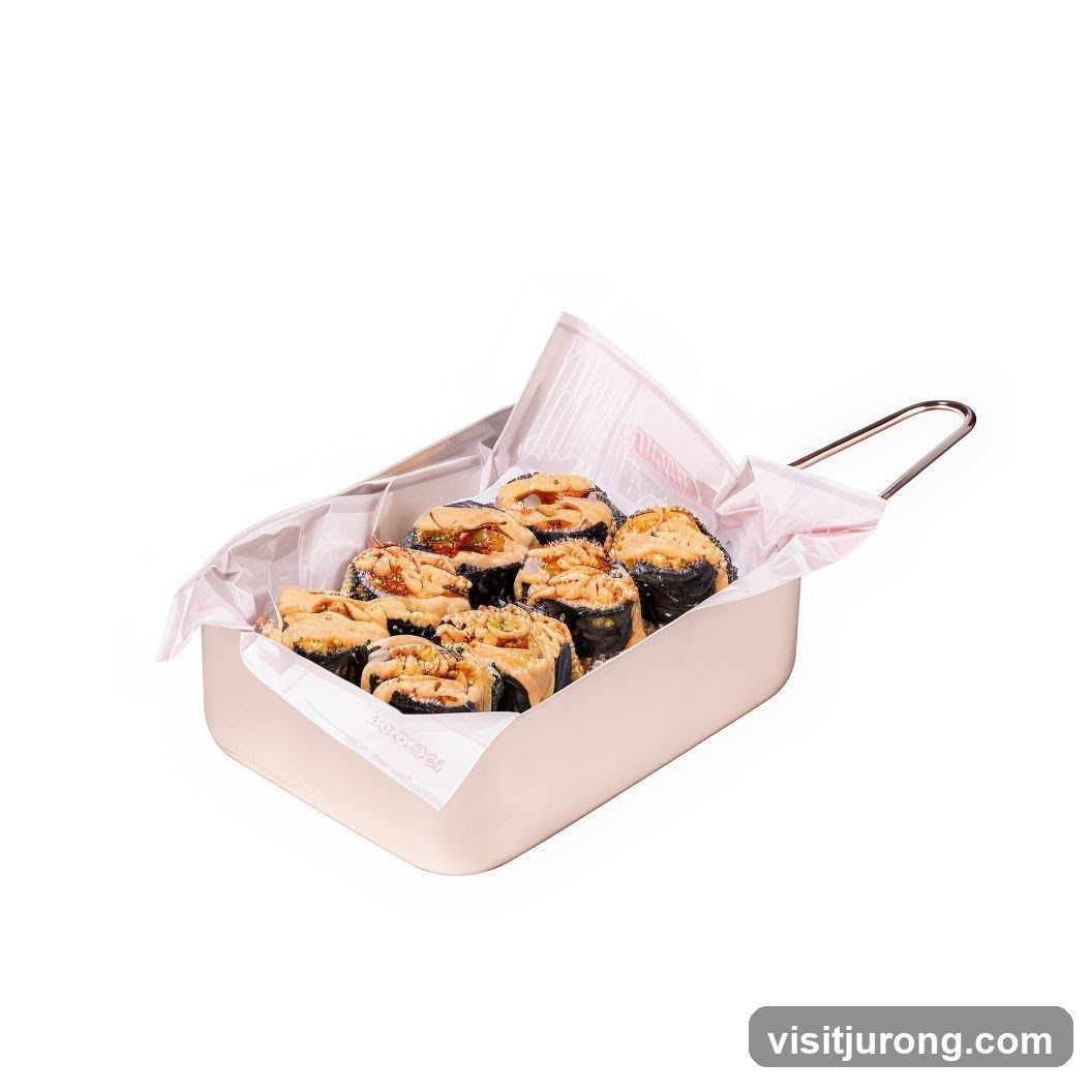 Sushi Rolls in a Bento Box