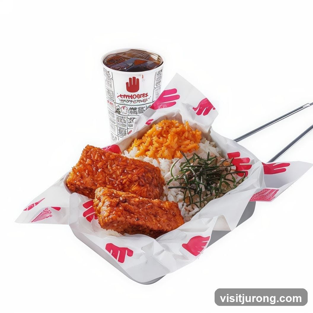 Fried Chicken Meal with Drink