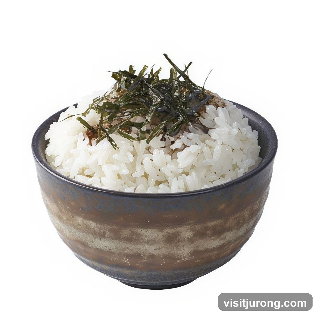 Bowl of Rice with Seaweed
