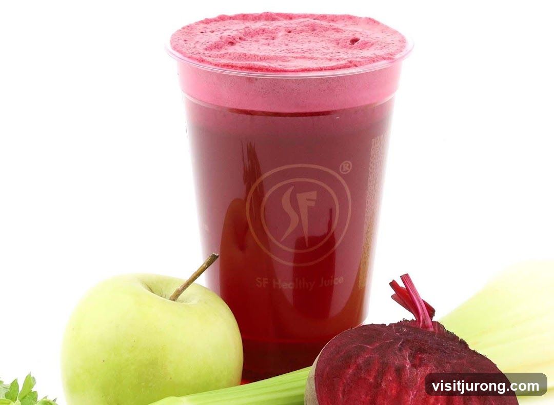 Fresh Juice with Ingredients