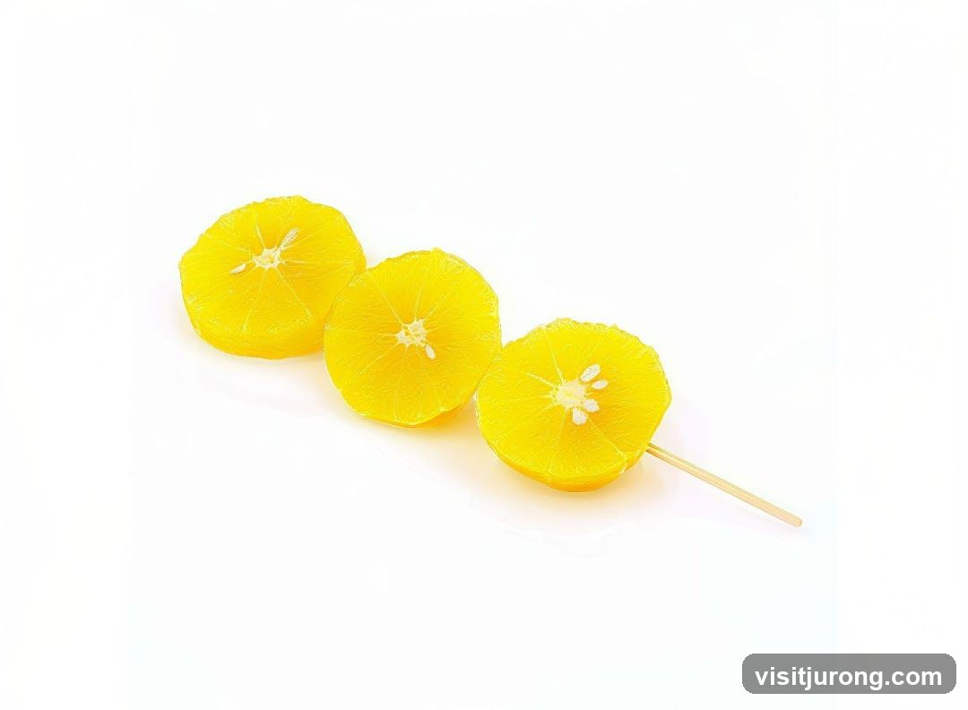 Apple Slices on a Stick