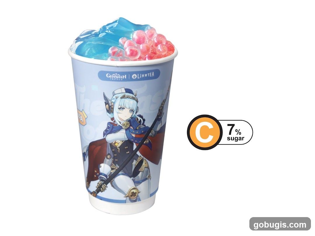 Genshin Impact Themed Drink