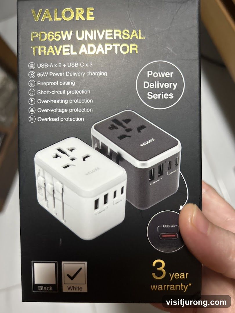 Valore PD65W Universal Travel Adaptor