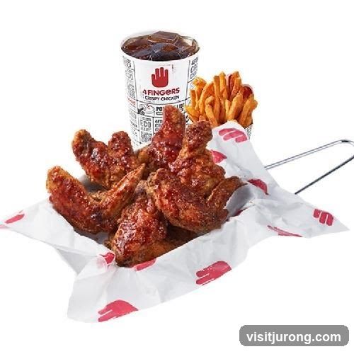 Crispy Chicken Wings Meal