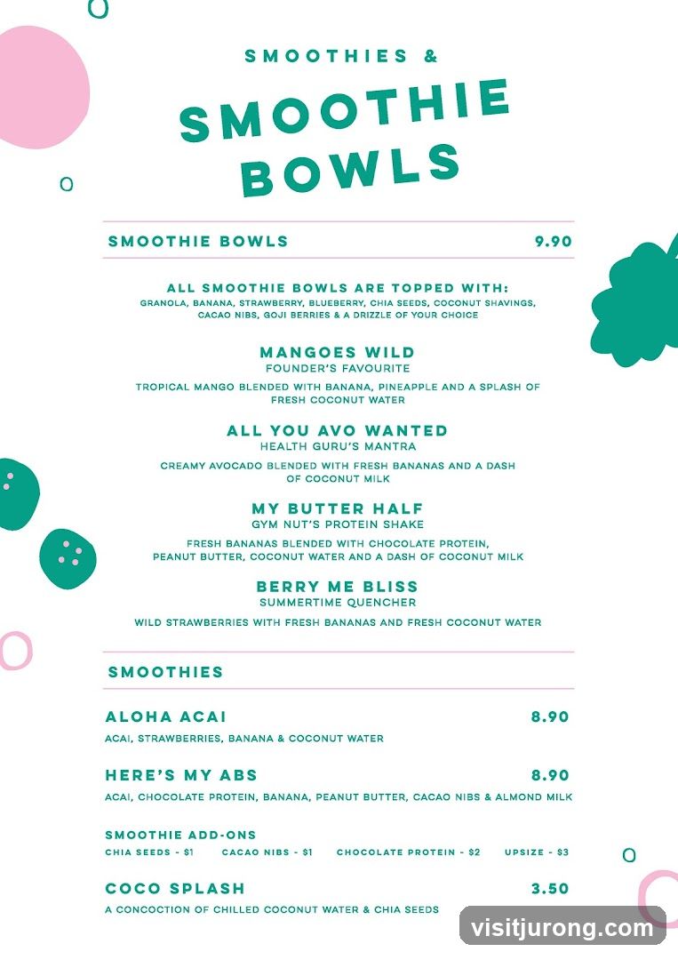 Smoothies & Smoothie Bowls