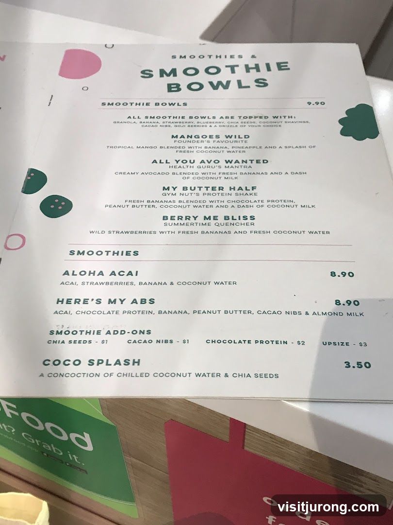 SMOOTHIES & SMOOTHIE BOWLS