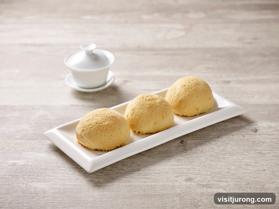Baked Buns with Tea Cup