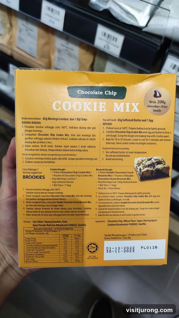 Chocolate Chip Cookie Mix Box