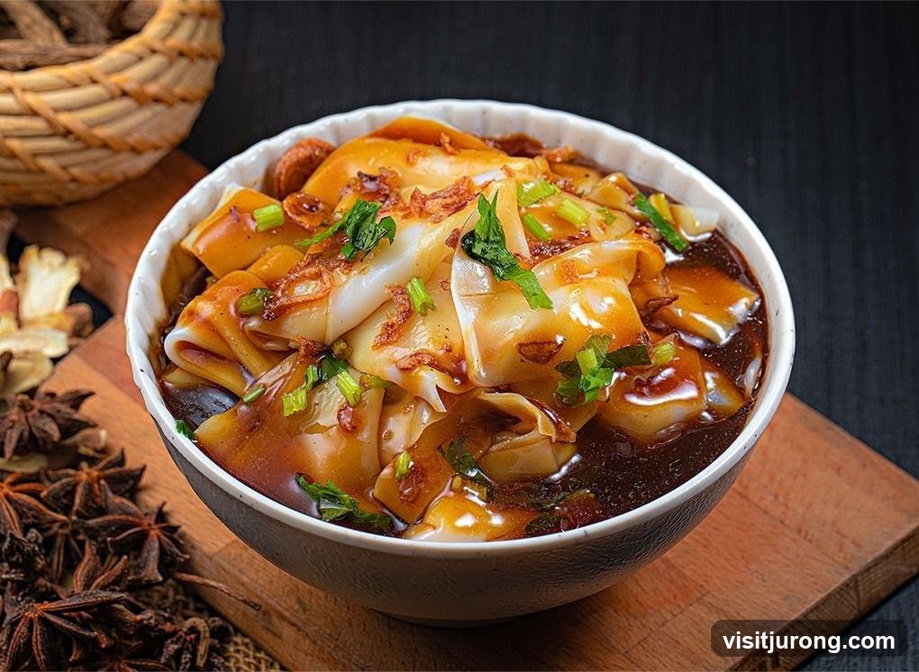 Noodle Dish with Dark Sauce