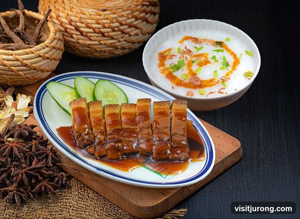 Braised Pork Belly with Congee