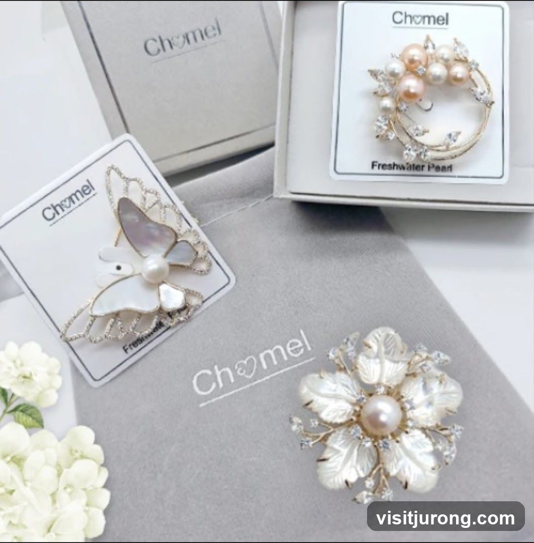 Chomel Brooches