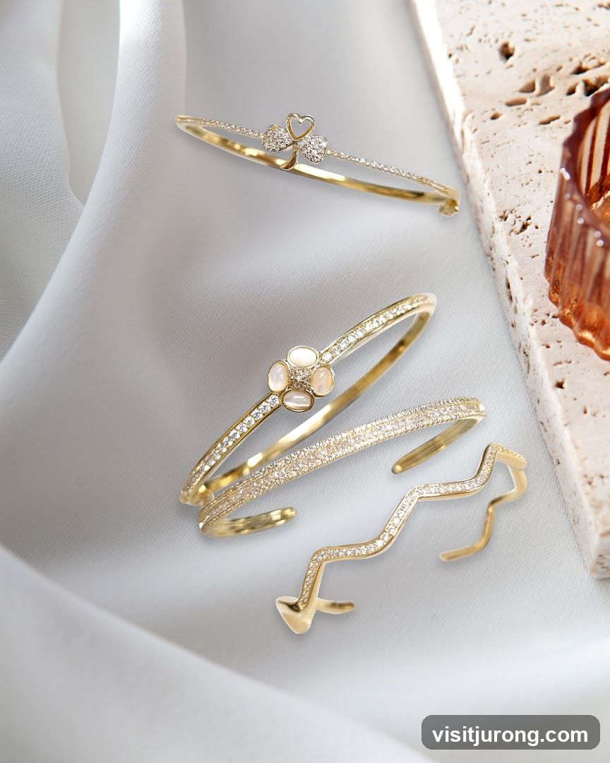 Gold Bracelets and Ring