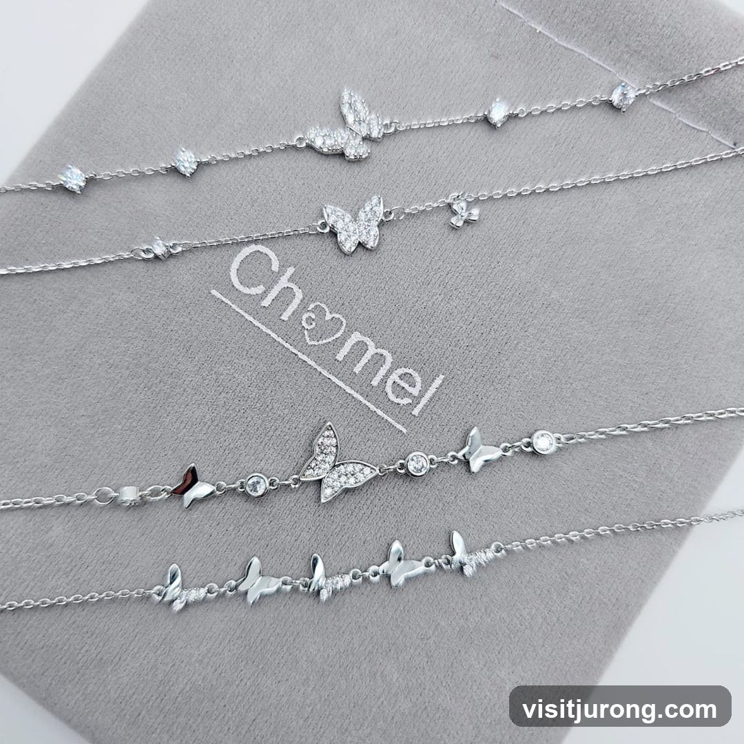 Bracelets with Butterfly Charms