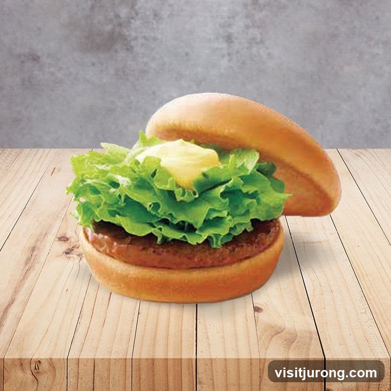 Burger with Lettuce and Sauce