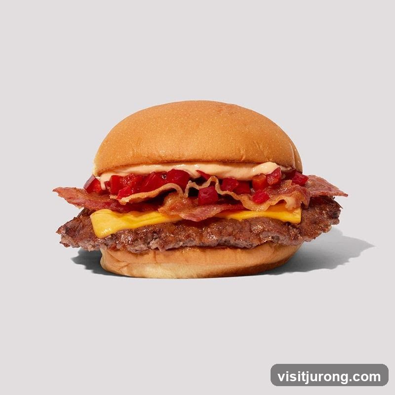 Burger with Bacon and Cheese
