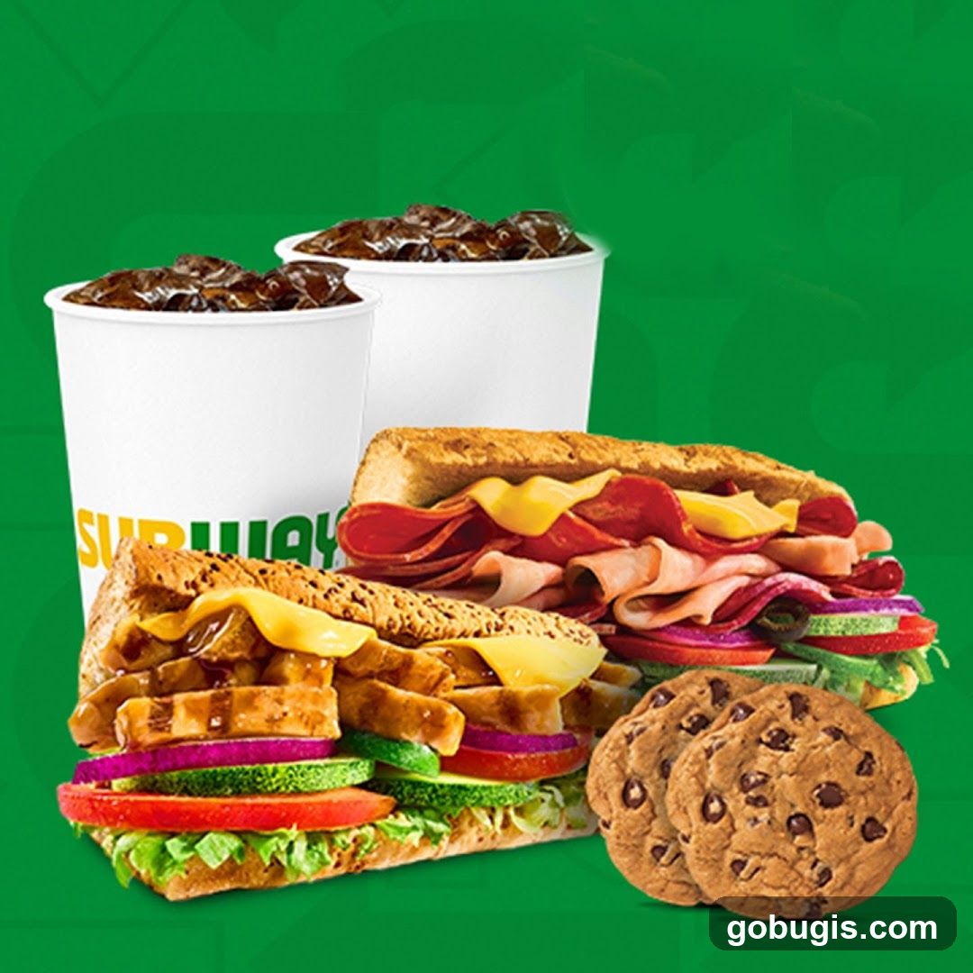 Subway Sandwich and Soup
