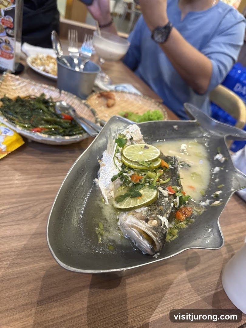 Steamed Fish with Lime and Chili