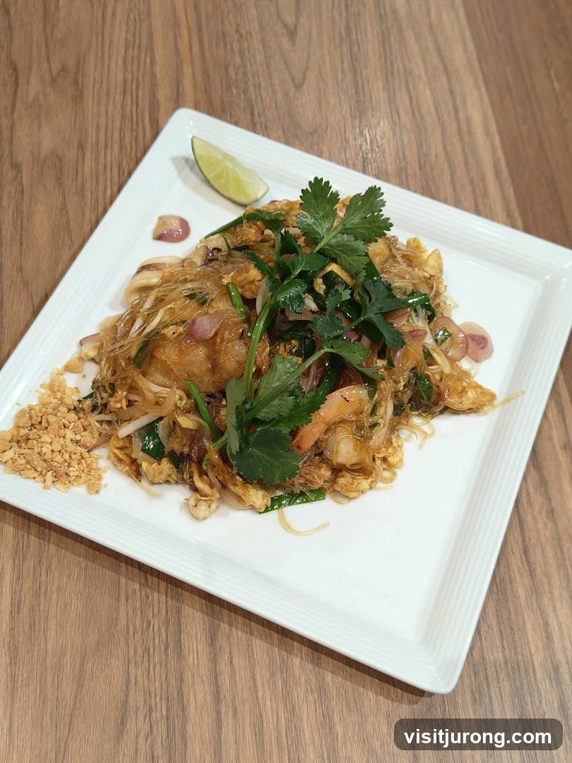 Pad Thai with Shrimp and Squid