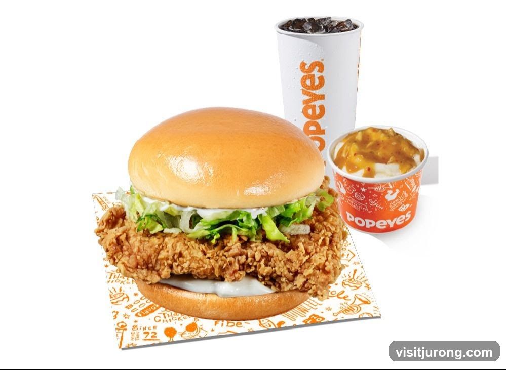 Popeyes Chicken Sandwich Meal