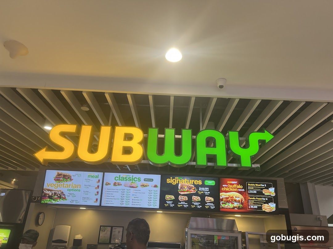 Subway Menu