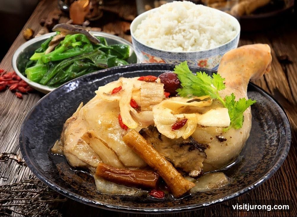 Steamed Chicken with Herbs