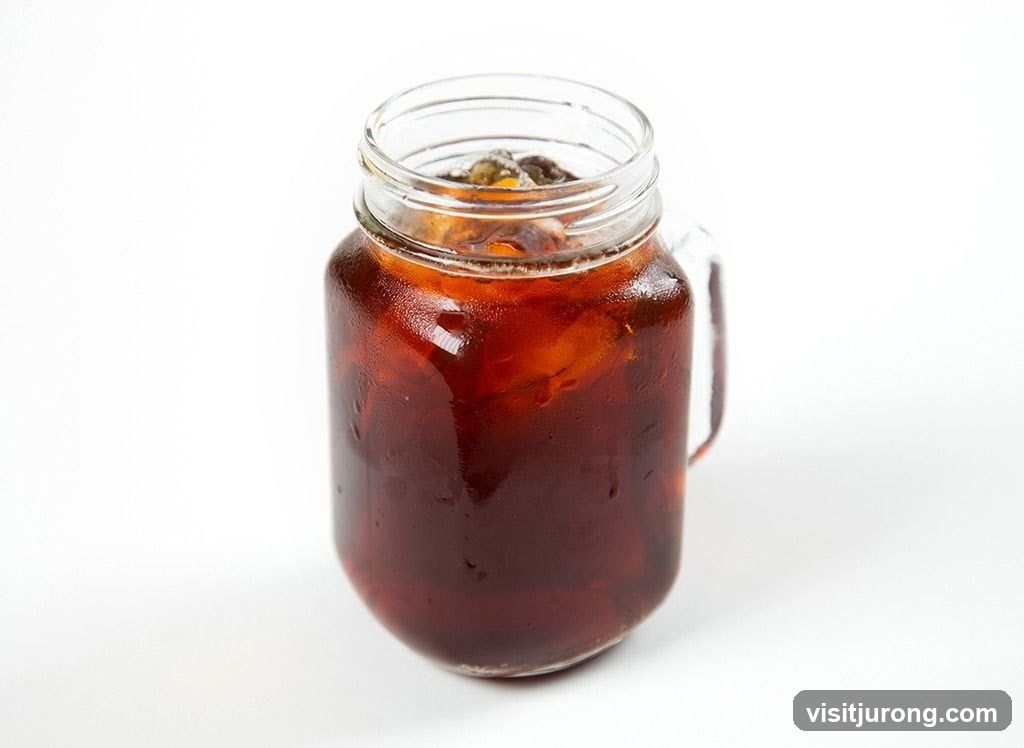 Iced Coffee in a Mason Jar