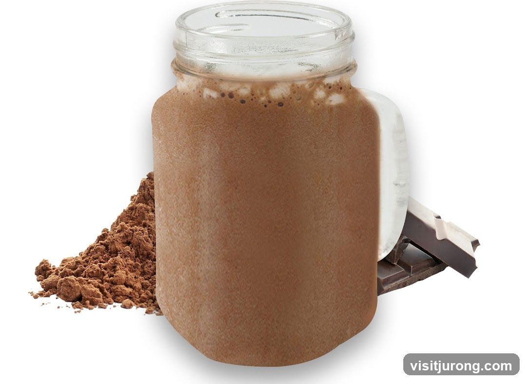 Chocolate Drink with Ingredients