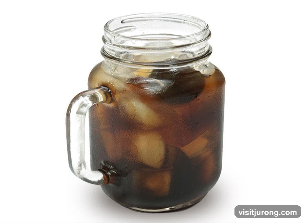 Iced Coffee in a Mason Jar