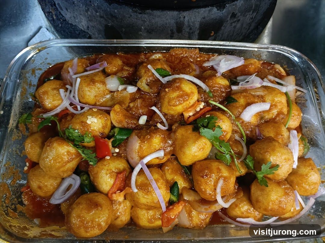 Fish Balls in Chili Sauce