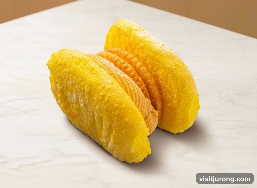 Yellow Pastry Sandwich