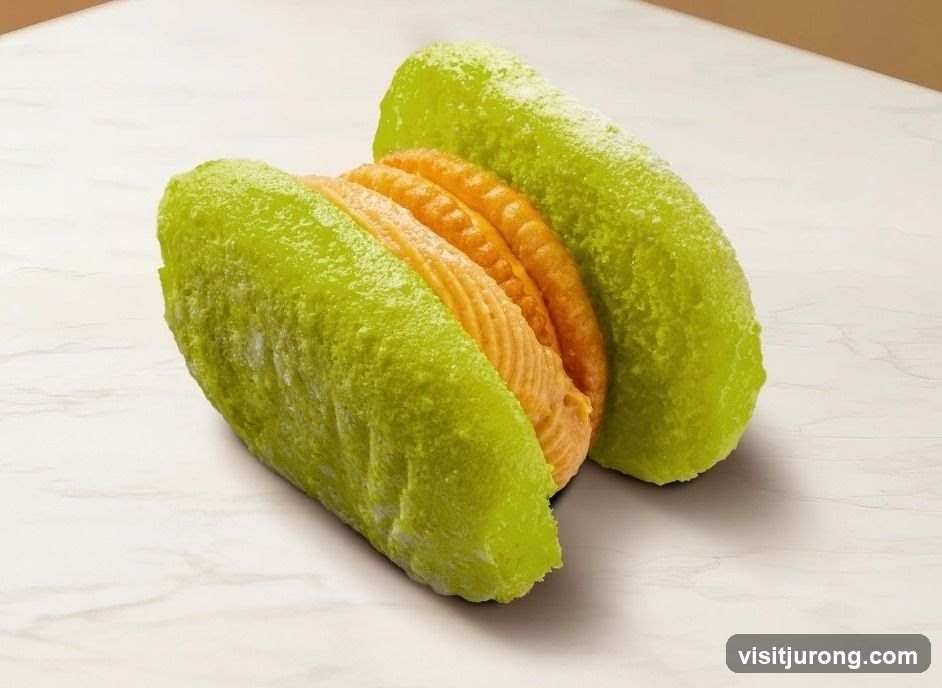 Green Macaron Sandwich
