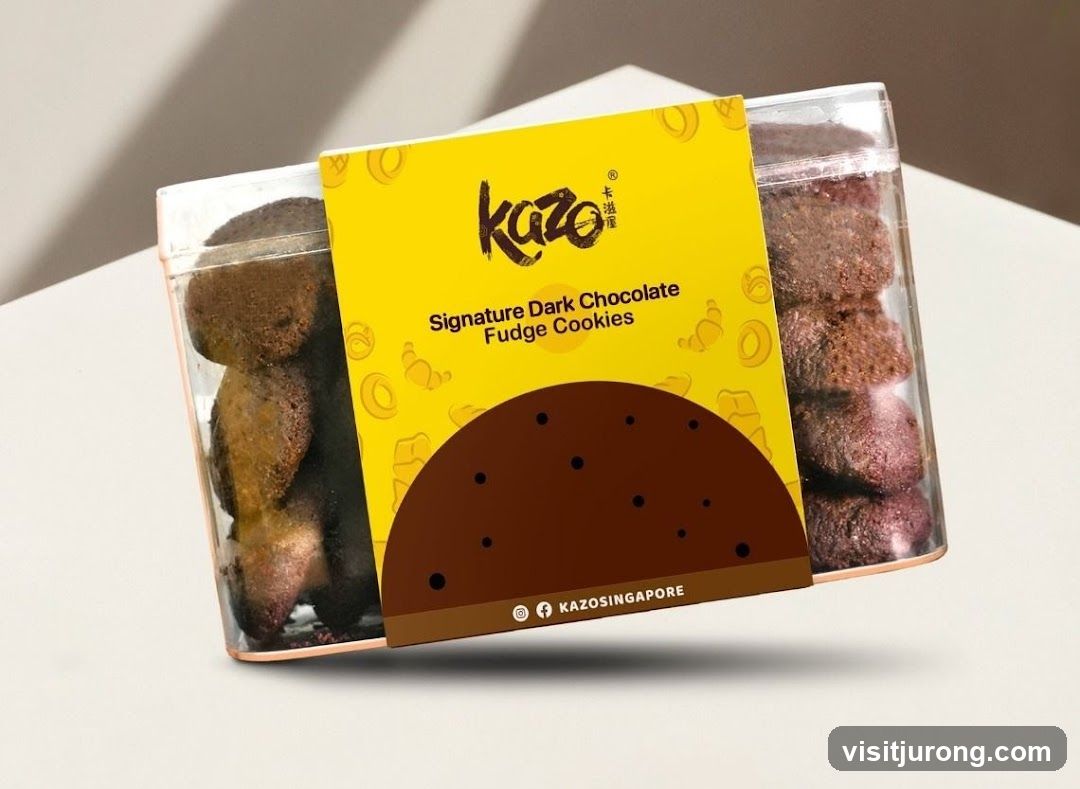 Kazo Signature Dark Chocolate Fudge Cookies