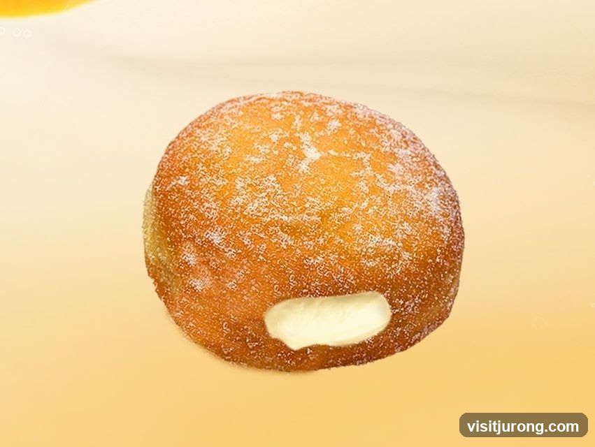 Cream-filled donut