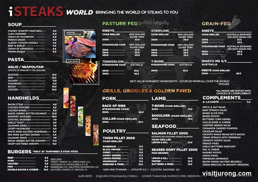 iSteaks World Menu