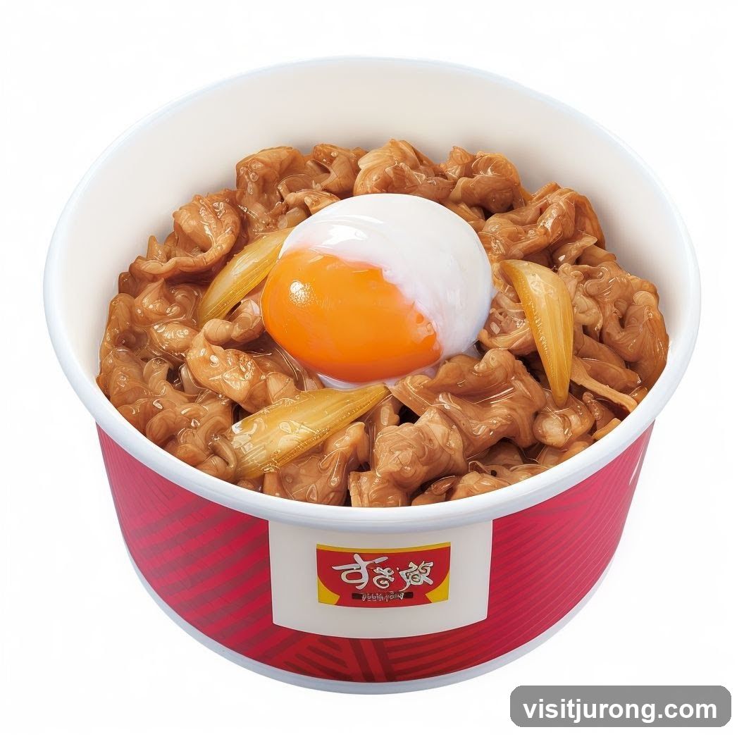 Beef bowl with egg