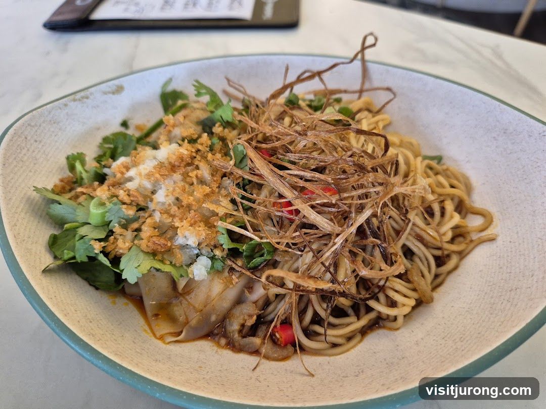 Noodle Dish with Toppings