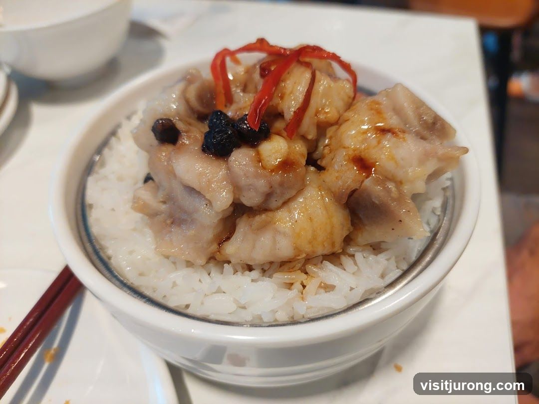 Steamed Fish with Black Bean Sauce over Rice