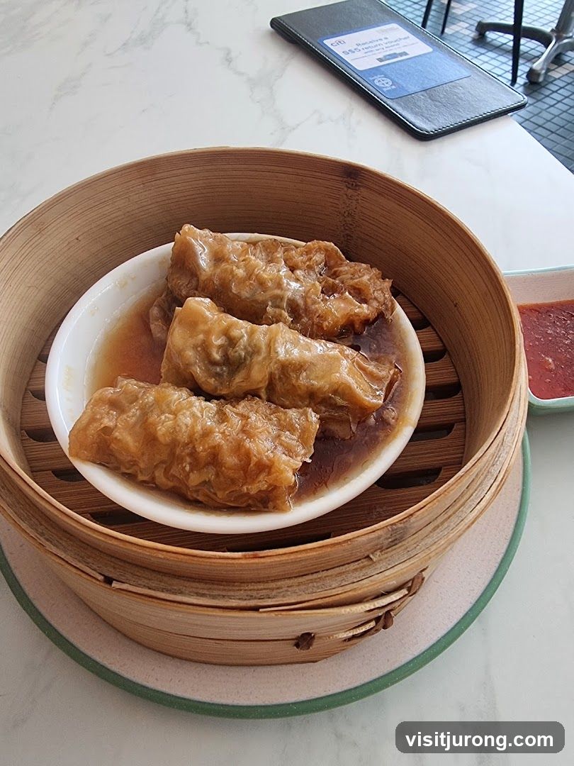 Steamed Bean Curd Rolls