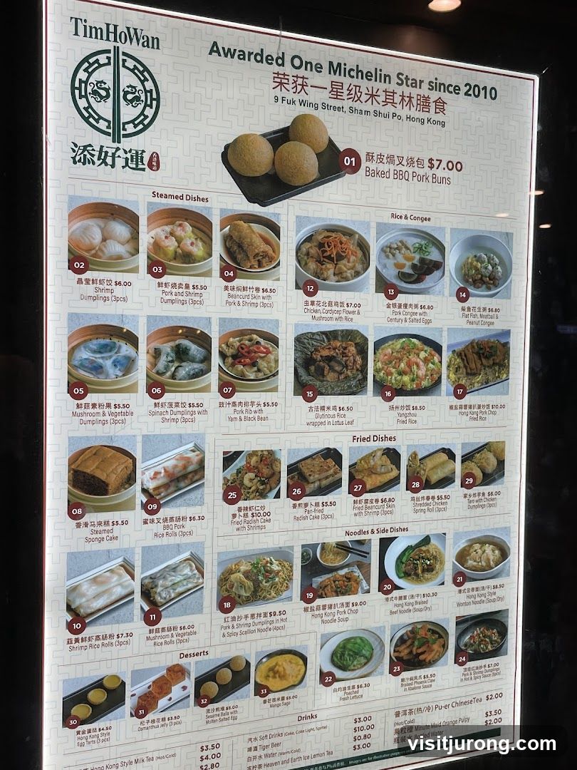 Tim Ho Wan Menu