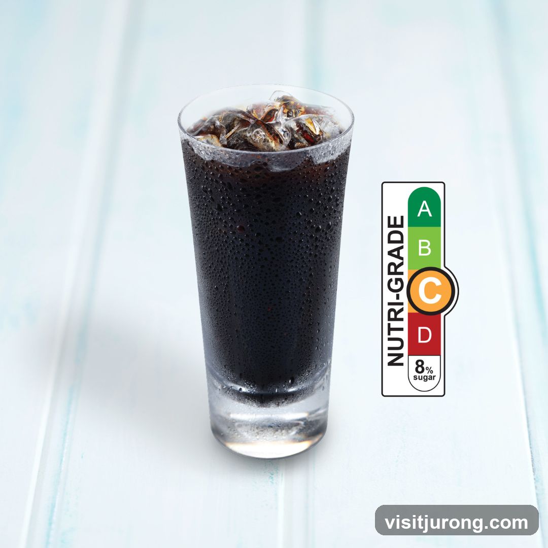 Iced Coffee with Nutri-Grade Label