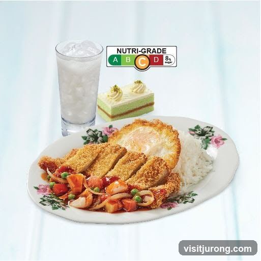 Meal with Nutri-Grade Label