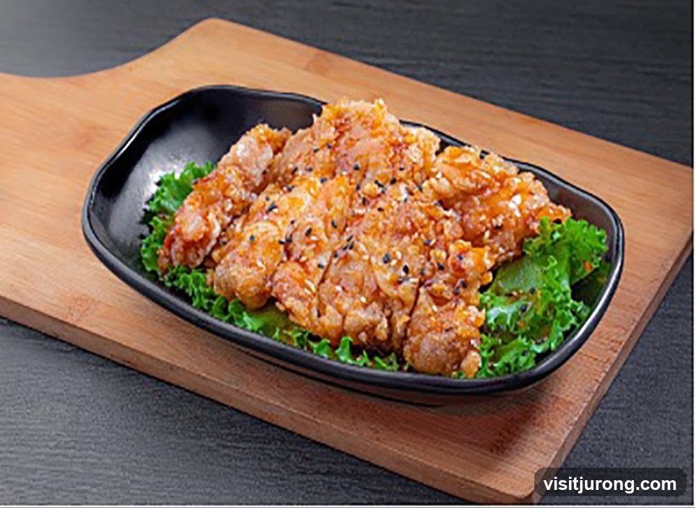 Crispy Fried Chicken with Sesame Seeds